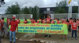 Sintet acusa prefeitura de Miracema de descaso com a educação; profissionais vão paralisar atividades dia 03 de maio