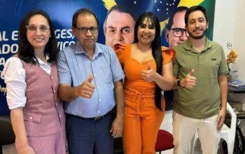 Eli Borges, publica em seu Instagram selando apoio a pré-candidatura a prefeita de Janad Valcari em Palmas