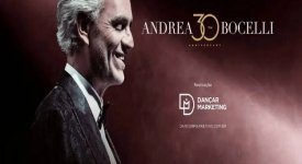 Andrea Bocelli anuncia Sandy como artista convidada nos concertos no Brasil, em maio de 2024 