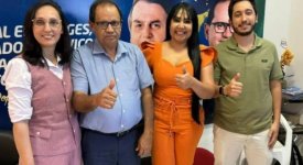 Eli Borges, publica em seu Instagram selando apoio a pré-candidatura a prefeita de Janad Valcari em Palmas