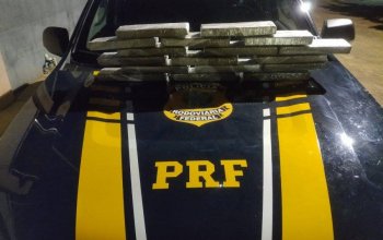 PRF apreende 15,4 kg de maconha durante fiscalização em ônibus na BR-226 em Palmeiras do Tocantins na última quarta-feira (17)