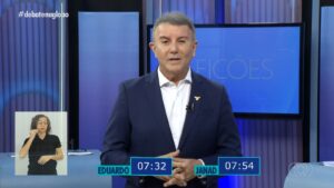 Eduardo Siqueira Campos no debate da TV Anhaguera