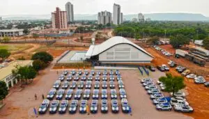 Mais de 70 veículos são entregues para à Polícia Militar (Crédito foto:Adilvan Nogueira/Governo do Tocantins