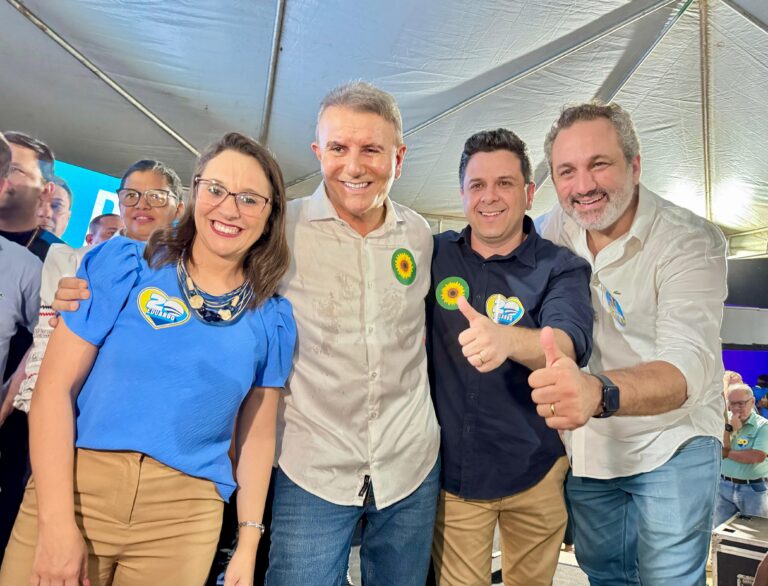 Deputada Renata Abreu, Eduardo Siqueira e Tiago Dimas (Crédito: Assessoria de Imprensa/Eduardo Siqueira)