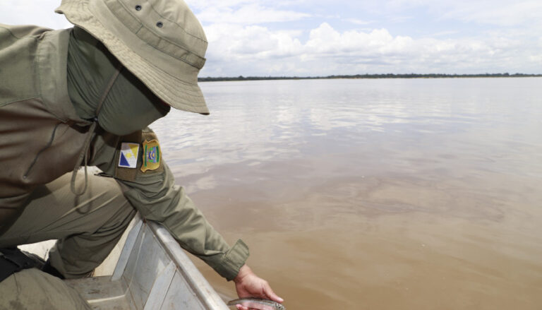 Fiscalização Ambiental do Naturatins atua em lagos e rios do Tocantins - Foto: Walker Ribeiro/Governo do Tocantins