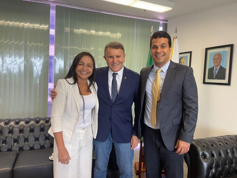 Eduardo Siqueira visita senador Irajá e recebe apoio para obra do Hospital de Urgência e Emergência