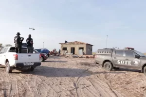 Polícia faz operação com apoio aéreo contra grupo armado que disputa fazenda no Tocantins