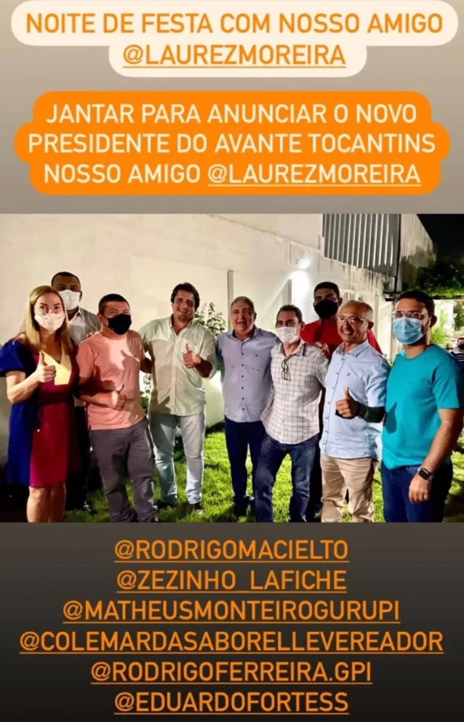 Vereadores da base de Josi e de Mauro Carlesse vão prestigiar a solenidade de opositor ferrenho, Laurez Moreira no Avante