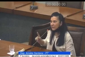 Amália Santana acusa 'Diretor' da Assembleia Legislativa de assédio a sua base política