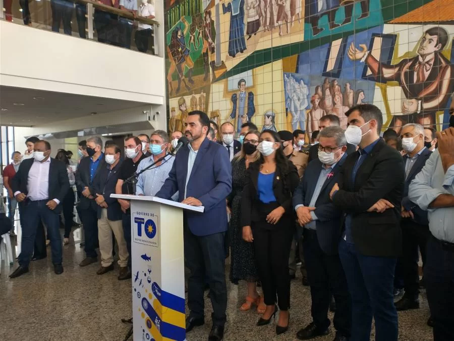 Wanderlei Barbosa toma posse e abre coletiva de imprensa para falar sobre seu compromisso com o Estado, durante sua gestão de 180 dias