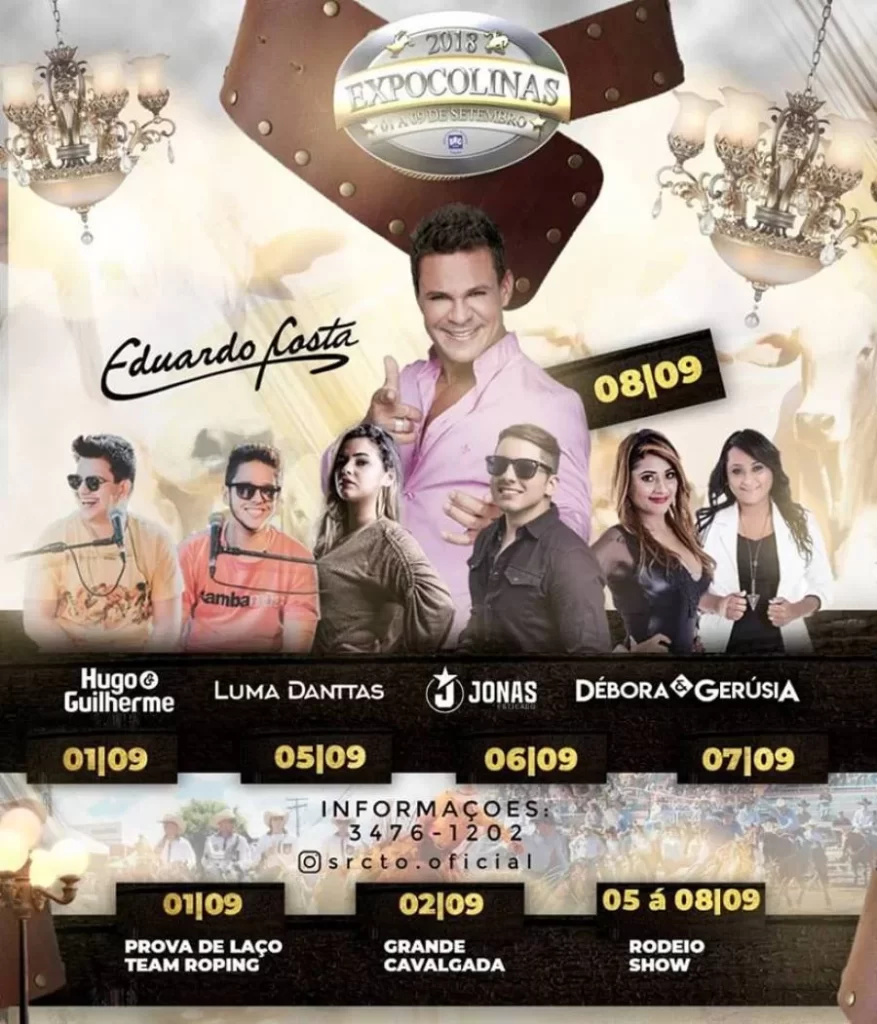 Confira a programaÃÂ§ÃÂ£o de eventos no Tocantins, para os prÃÂ³ximos dias