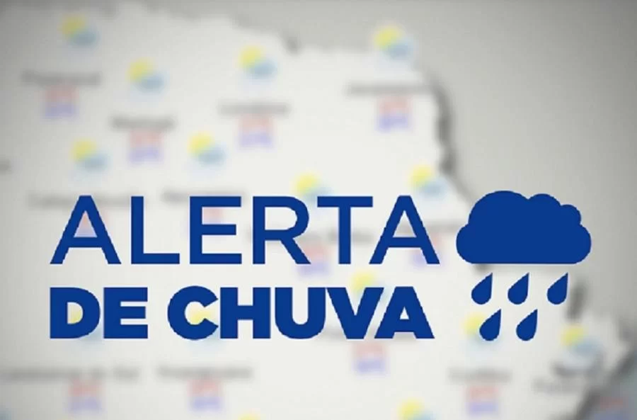 Inmet alerta para perigo de chuvas intensas no Estado do Tocantins