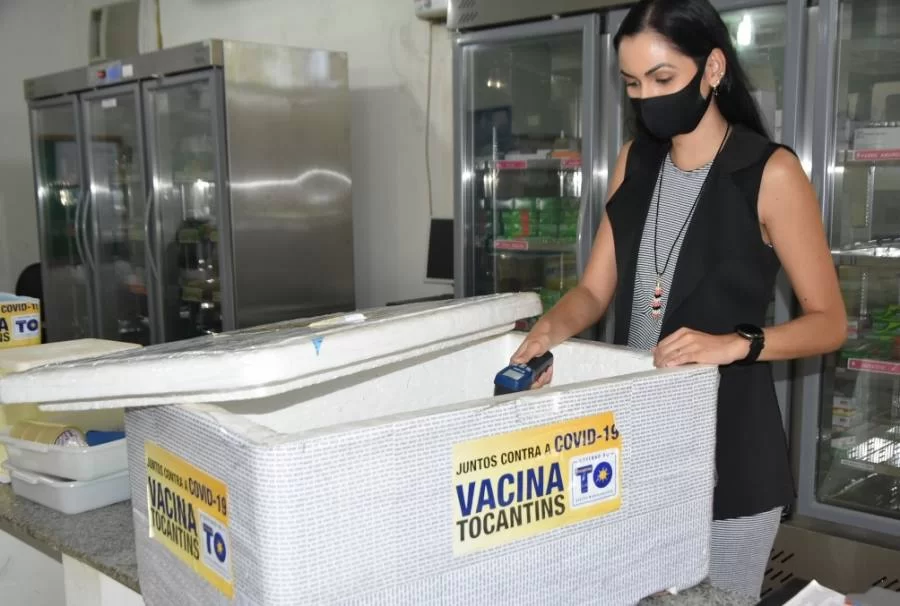Novas remessas da Pfizer devem chegar ao Tocantins nesta quarta-feira, 03