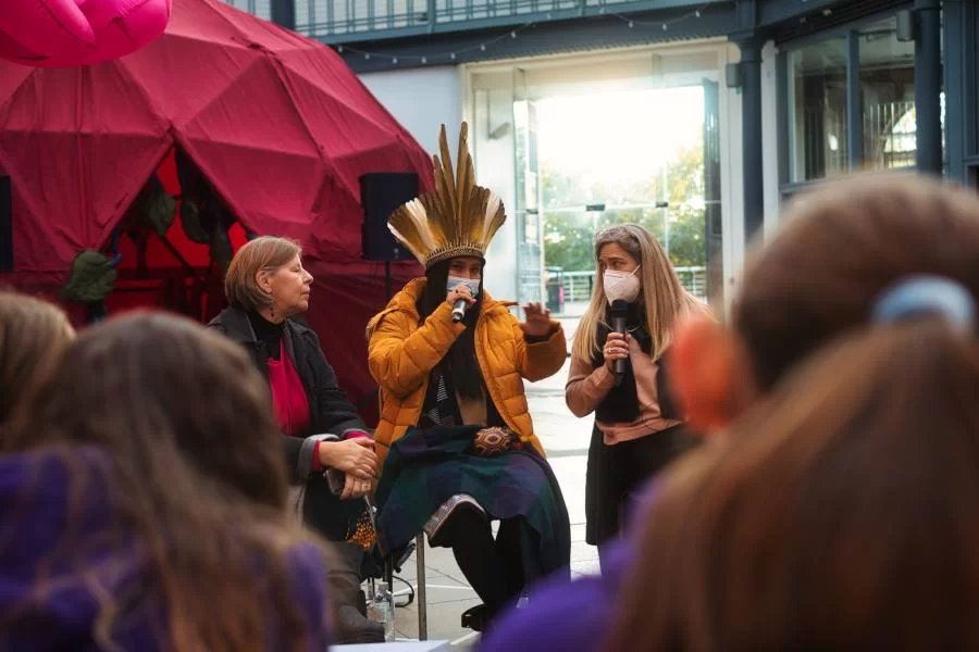 Ãnica indígena do Tocantins na COP26 Narubia Werreria chama atenção para seca dos rios