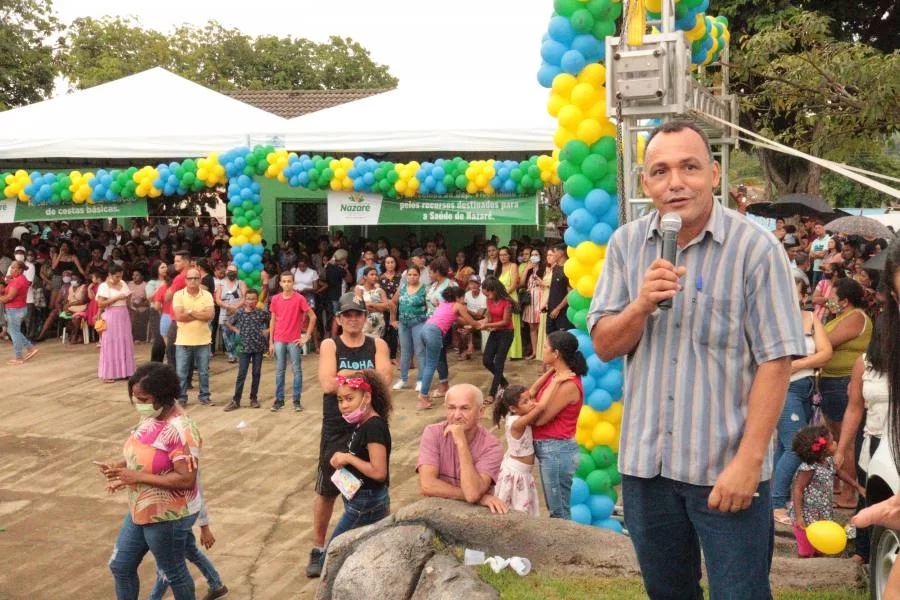 Prefeito de Nazaré, Clayton Paulo comemora avanços da sua administração durante discurso na programação de aniversário de 63 anos da cidade