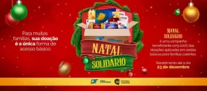 Natal solidário: primeira edição da campanha visa arrecadar alimentos para famílias carentes