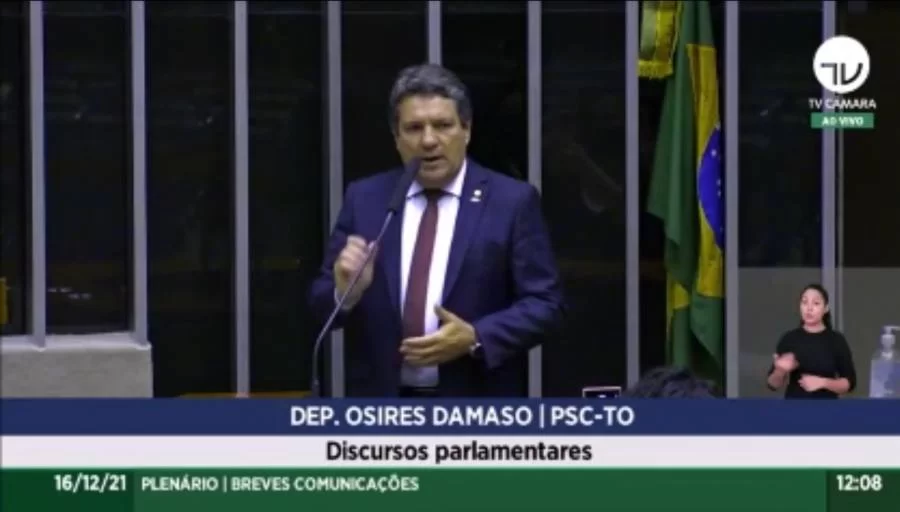 Na tribuna, Damaso súplica pela construção de travessia urbana na BR-153 em Paraíso