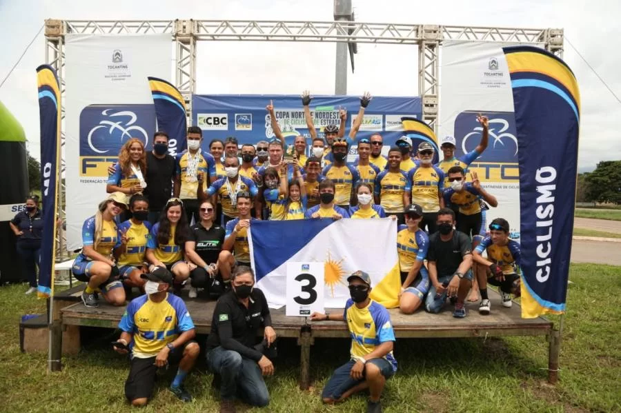 Tocantins conquista o terceiro lugar na 43ª edição da Copa Norte Nordeste de Ciclismo de Estrada