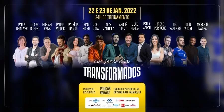 Thiago Nigro, João Kleper e Paula Grinover estão confirmados na ConferÃªncia Transformados do Sebrae