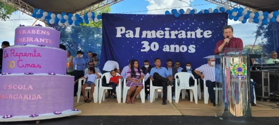 Osires Damaso participa do aniversário de Palmeirante