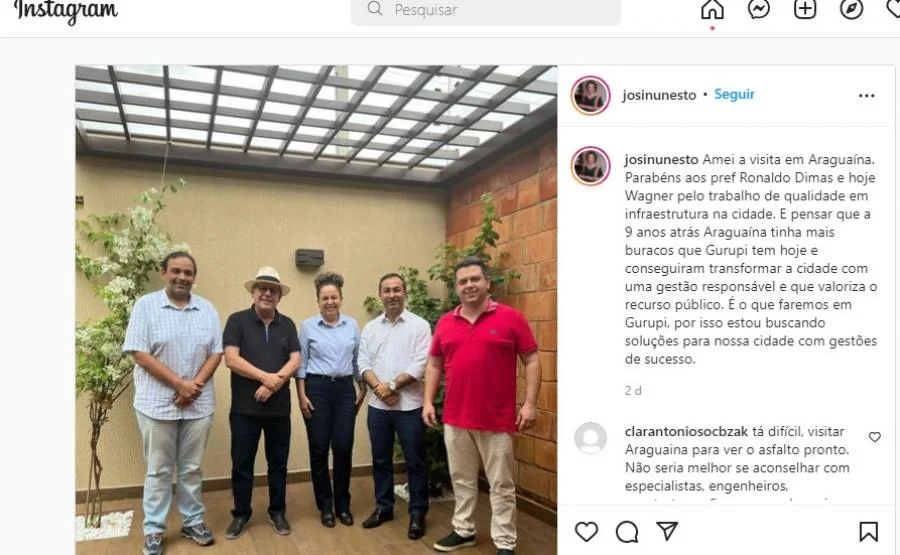 Ronaldo Dimas se aproxima de principal apoiadora de Mauro Carlesse no Sul do TO