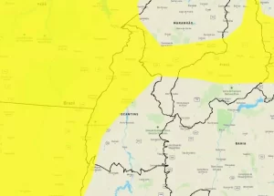 Inmet alerta para chuvas em todo o Estado; confira
