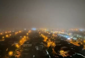 INMET explica nevoeiro que encobriu Palmas durante a madrugada