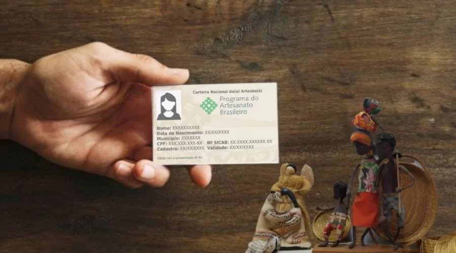 Carteirinha Nacional do Artesão permite isenção de ICMS, participação em feiras de artesanato nacionais/internacionais, oficinas e cursos