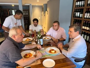 Pré-candidato ao Governo, Damaso se reúne com Amastha e Andrino e Gentil