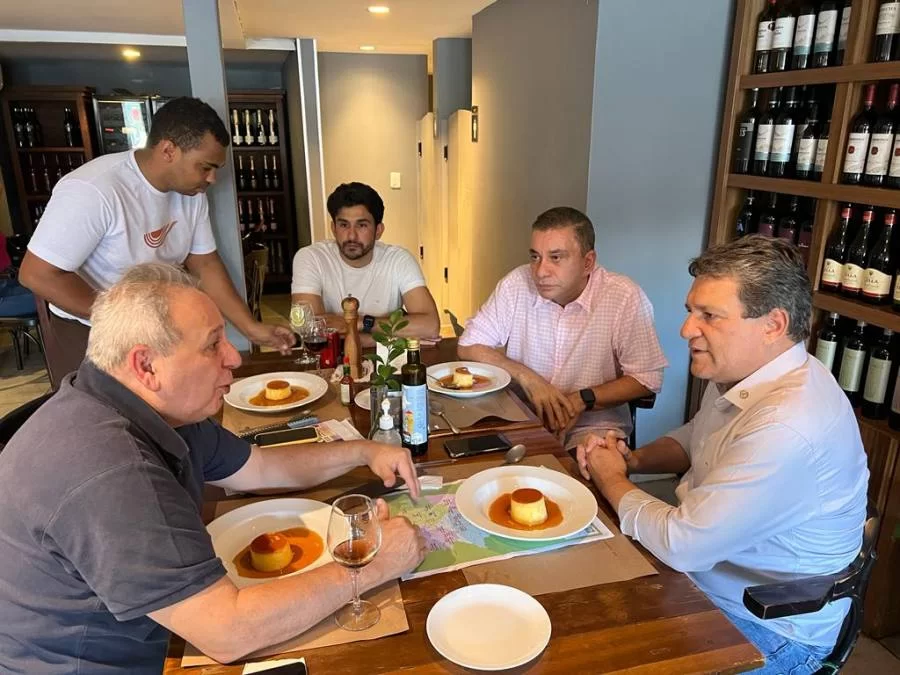 Pré-candidato ao Governo, Damaso se reúne com Amastha e Andrino e Gentil