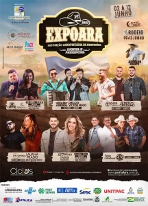 Zé Neto & Cristiano, Lauana Prado; Expoara 2022 anuncia grade de shows e libera venda de ingressos