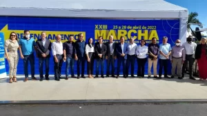 Prefeitos tocantinenses marcam presença na capital Federal para a XXIII Marcha a Brasília e ATM