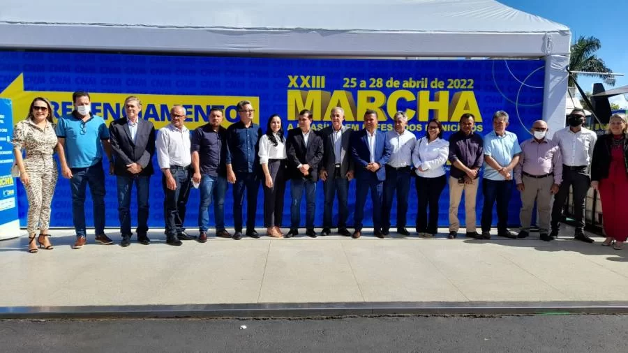 Prefeitos tocantinenses marcam presença na capital Federal para a XXIII Marcha a Brasília e ATM