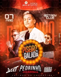 Piseiro da Balada traz cinco atrações para movimentar a noite em Colinas do Tocantins; confira a programação