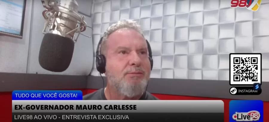 Em entrevista na rádio, Carlesse comenta sua relação com a ALETO após afastamento do Governo