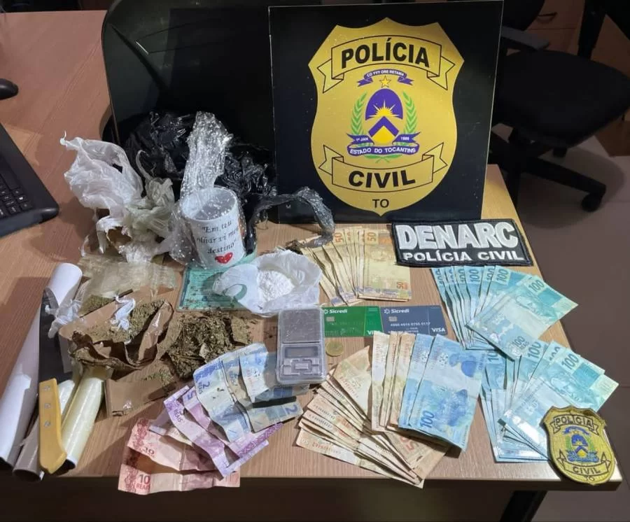 Polícia Civil prende seis pessoas por tráfico de drogas no interior do Estado