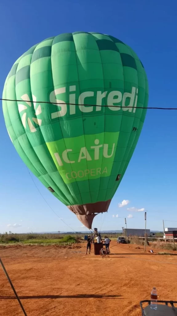 Sicredi oferece passeio de balão na Agrotins
