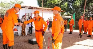 Corpo de Bombeiros Militar realiza simulado de prevenção em Colinas