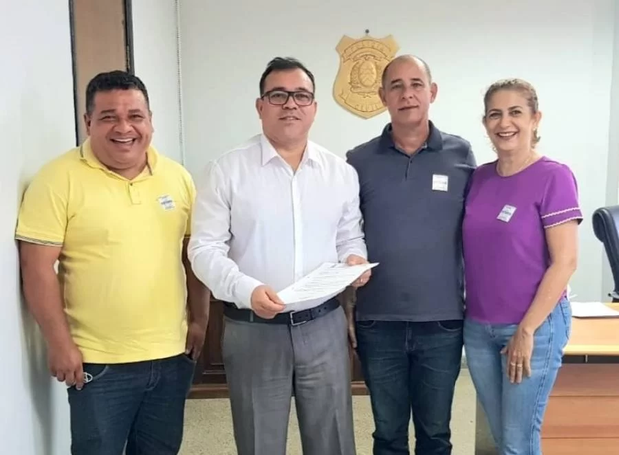 Prefeito de Couto Magalhães é recebido pela SSPTO para tratar sobre melhorias na segurança do município