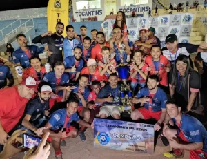 Equipe gurupiense vence campeonato tocantinense e garante R$50 mil