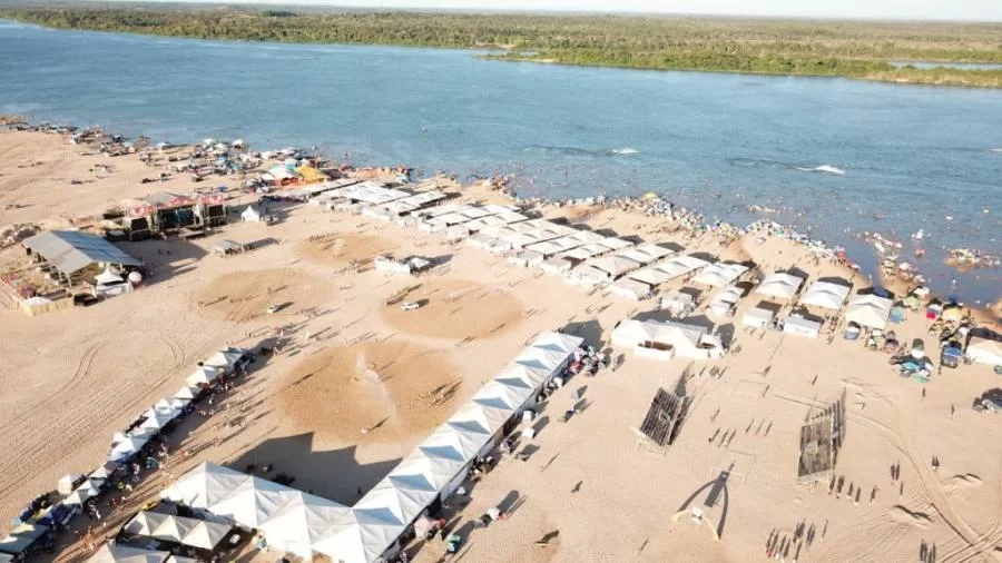 Temporada de praia em Conceição do Araguaia tem programação com mais de 20 atrações e espera mais de um milhão de pessoas; confira