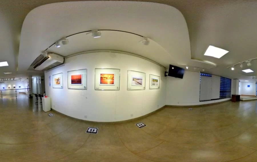 Tour virtual permite imersão online pela galeria de artes do Espaço Cultural de Palmas; confira