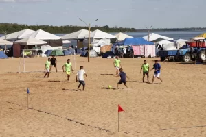 Programação esportiva de beach soccer e futevôlei movimenta Araguanã e Caseara; confira os campeões
