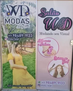 Diley Leal virou uma empreendedora de sucesso com uma loja de moda e um salão de beleza