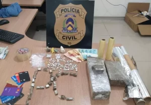 Polícia Civil prende casal com mais de 2 kg de maconha e crack em Araguaína