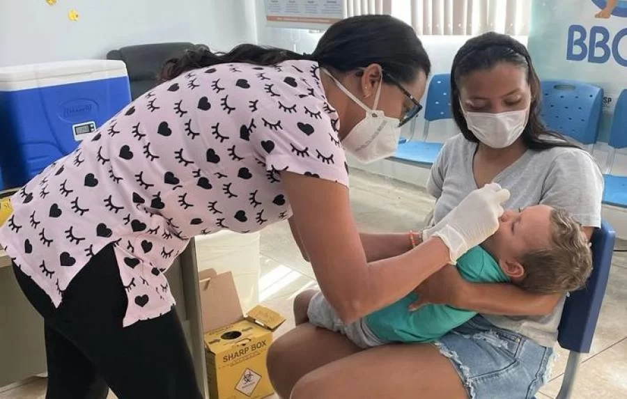 Pouca procura durante campanha de vacinação contra poliomielite chama a atenção da SES