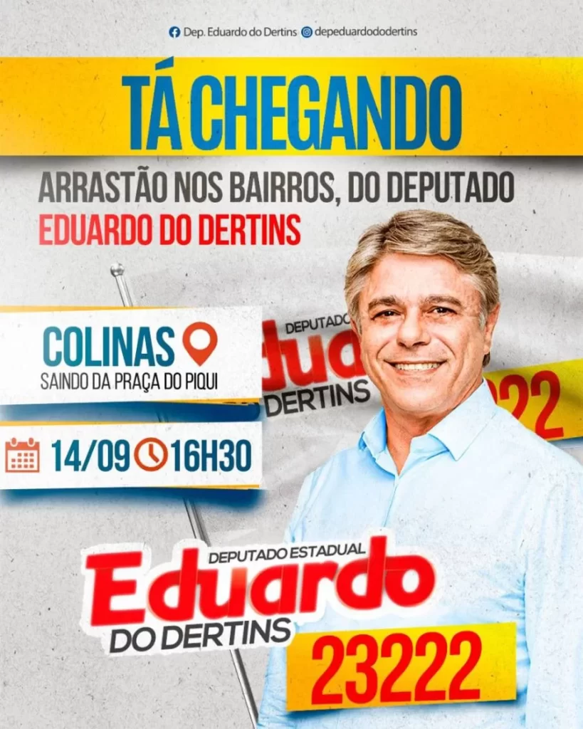 Dertins promove "Arrastão" nesta quarta-feira, 14, em Colinas