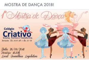 ColÃÂ©gio Criativo realiza sua 1Ãª mostra de DanÃÂ§a