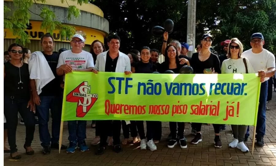 Enfermagem no Tocantins vai parar por 24 horas; profissionais reivindicam piso salarial
