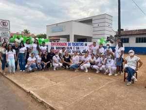 Enfermagem no Tocantins faz manifestação nesta quarta, 21, "A nossa reivindicação é uma luta de mais de 30 anos por um piso salarial digno"